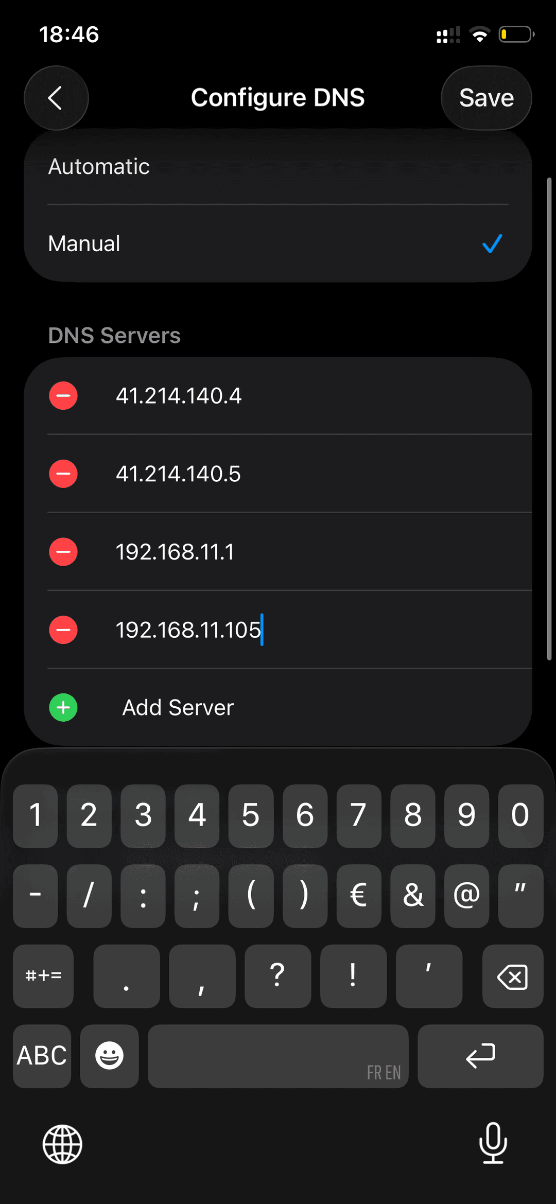 Connect phone to network