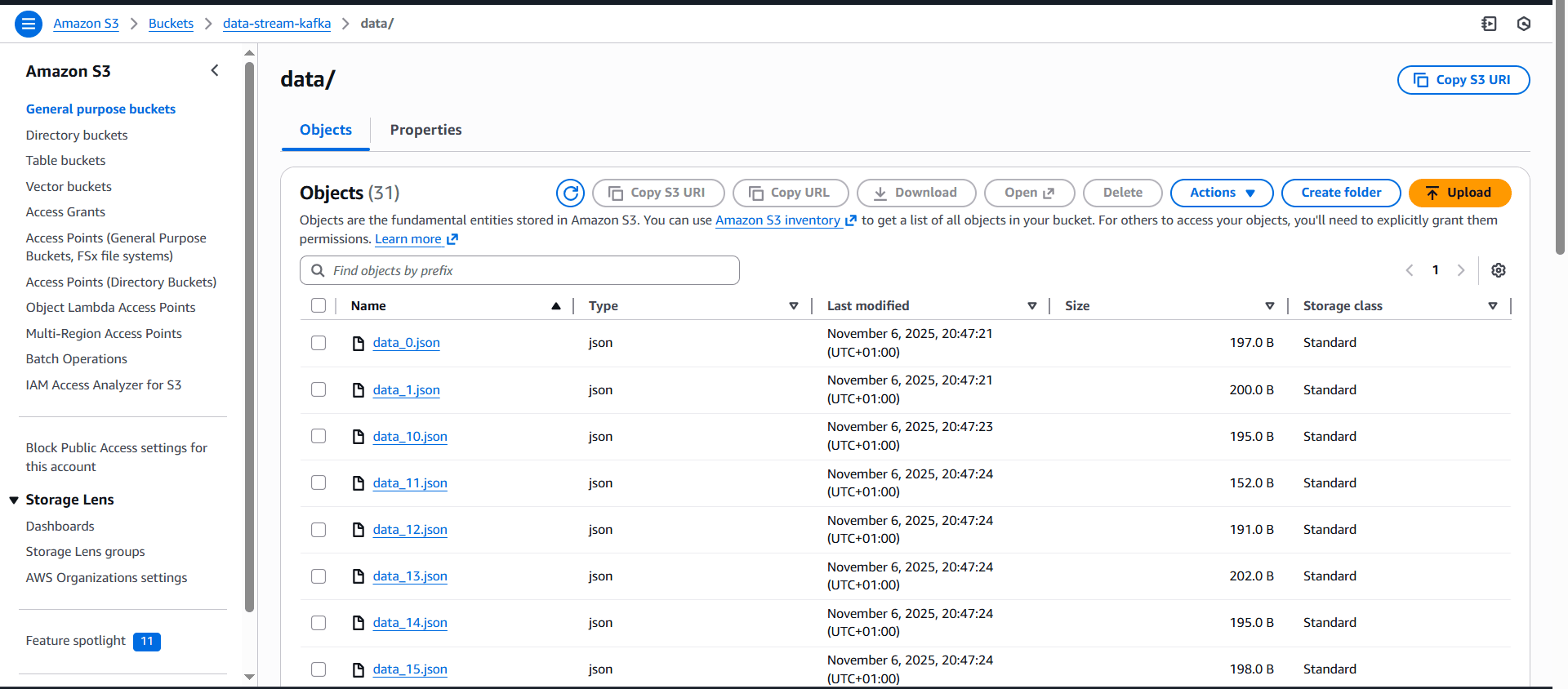 S3 Data Files